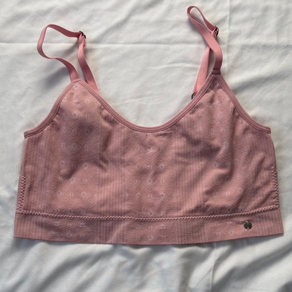 Lucky brand Women's Pink Seamless Bralette - Soft Support